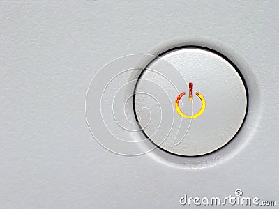 Power button Stock Photo