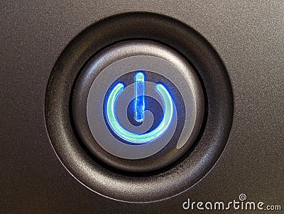 Power button. Stock Photo