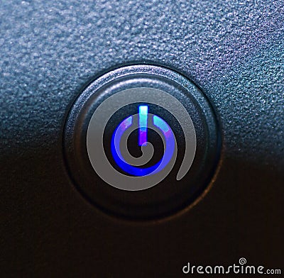 Power button Stock Photo