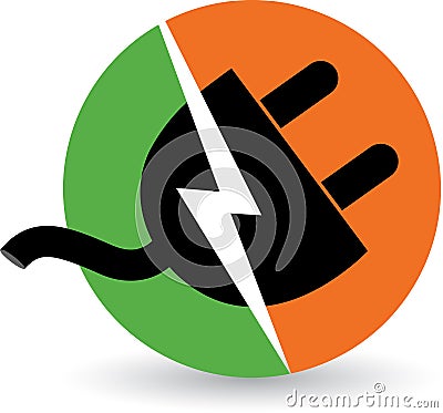 Power cable Vector Illustration