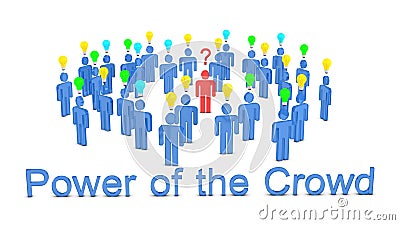 Power Of The Crowd Royalty Free Stock Images - Image: 30738769