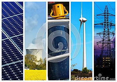 Power and energy concepts Stock Photo