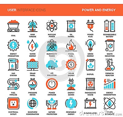 Power and Energy Vector Illustration