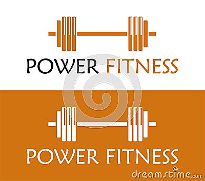 POWER FITNESS ICON. Fitness Gym logo. VECTOR OBJECT. gym icon for your business, web page. color vector Vector Illustration