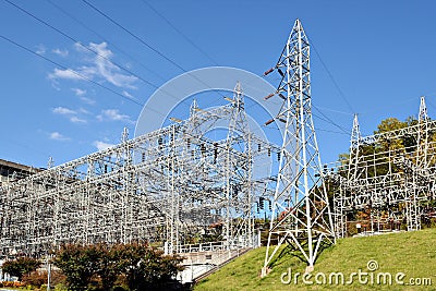 Power Grid Stock Photo