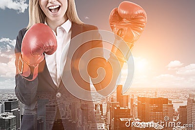 Power and leadership concept Stock Photo