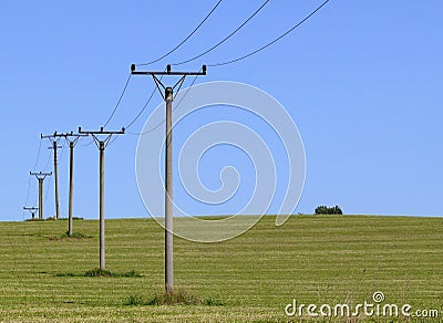 Power line Stock Photo