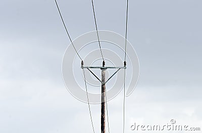 Power line Stock Photo