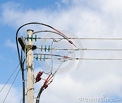 Power line Stock Photo