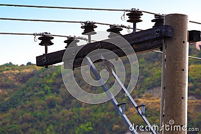 Power line Stock Photo