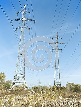 Power line Stock Photo