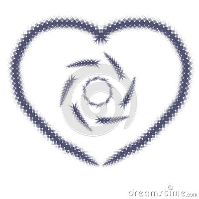 Power of love symbol Stock Photo