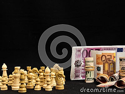 Power Of The Money Stock Photo