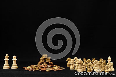 Power Of The Money Stock Photo