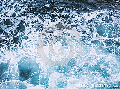 Power of the ocean. Stock Photo