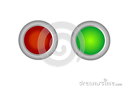 Power On Off Button Icon / Corel Vector Illustration