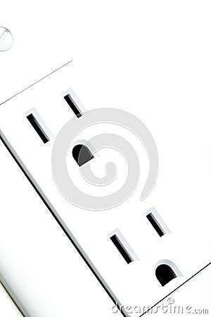 Power outlet Stock Photo