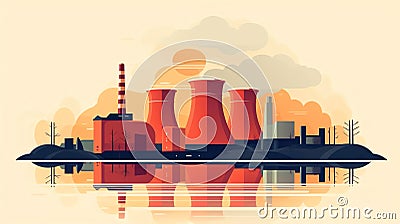 7Power_Plant_energy_renewal Stock Photo