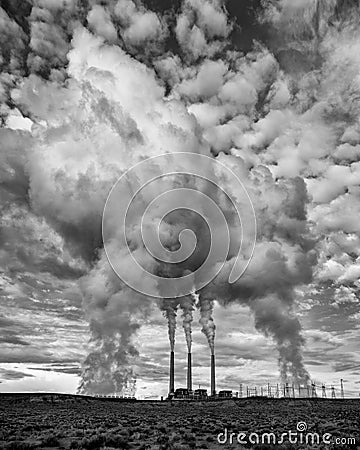 Power Plant Stock Photo