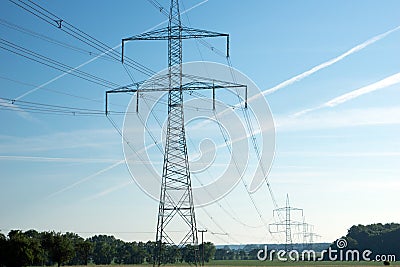 Power Pole Stock Photo