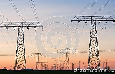 Power pole Stock Photo