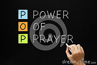 Power of Prayer Stock Photo