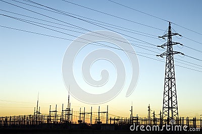 Power station Stock Photo