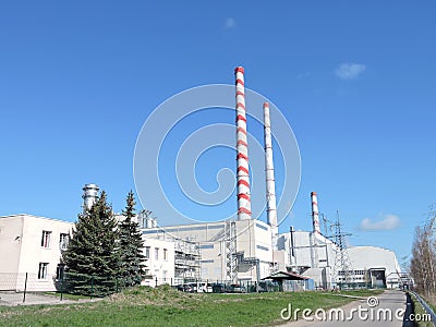 Power station, Lithuania Stock Photo