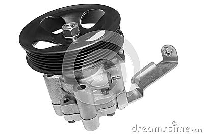 Power steering pump Stock Photo