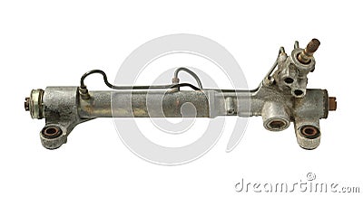 Power steering rack and pinion Stock Photo