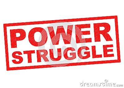 POWER STRUGGLE Stock Photo