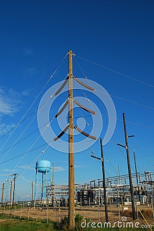 Power substation Stock Photo