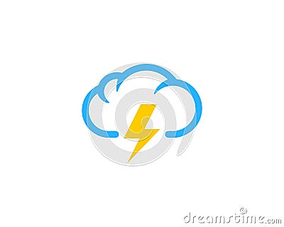 Power Weather And Season Icon Logo Design Element Vector Illustration