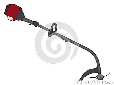 Power Weed Whacker Vector Illustration