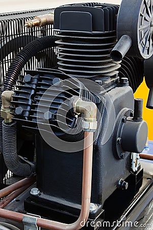 Powerful compressor Stock Photo