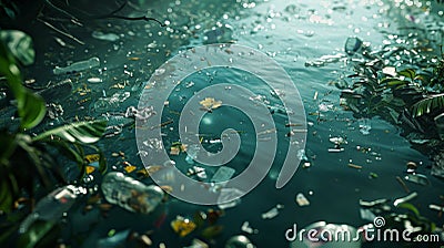 A Powerful Image Depicting River Pollution And Its Devastating Impact