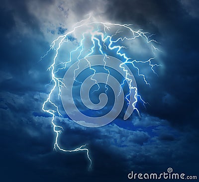 Powerful Intelligence Stock Photo