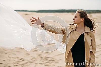 powerful woman female leadership determination Stock Photo