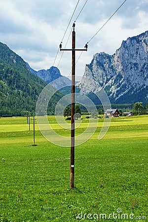 Powerline Stock Photo