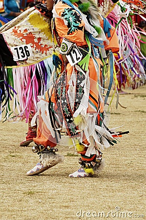 Powwow dancers 10 Stock Photo