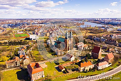 Poznan cathedral of St. Peter and St. Paul Stock Photo