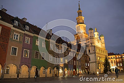 Poznan city centre, Poland Editorial Stock Photo