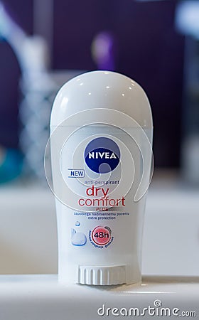 Nivea Dry Comfort Editorial Stock Photo