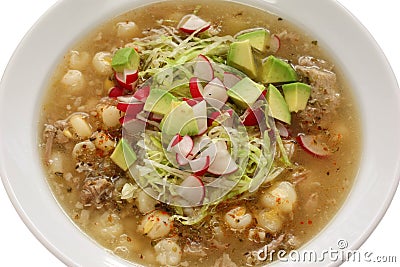 Pozole, mexican cuisine Stock Photo