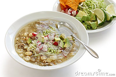 Pozole, mexican cuisine Stock Photo