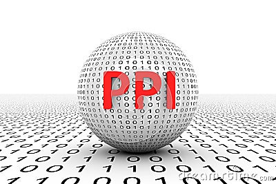 PPI conceptual sphere Cartoon Illustration