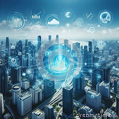 The practice of using data analysis and statistical methods to g Stock Photo