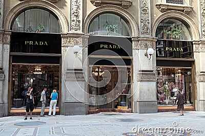 Prada store Editorial Stock Photo