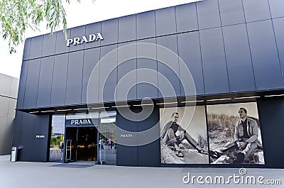 Prada Store in Metzingen, Germany Editorial Stock Photo