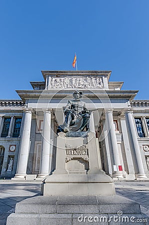 Prado Museum in Madrid, Spain Stock Photo